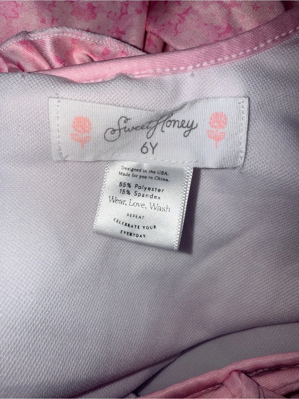 SweetHoney Pink Long-Sleeve Skating Dance Dress